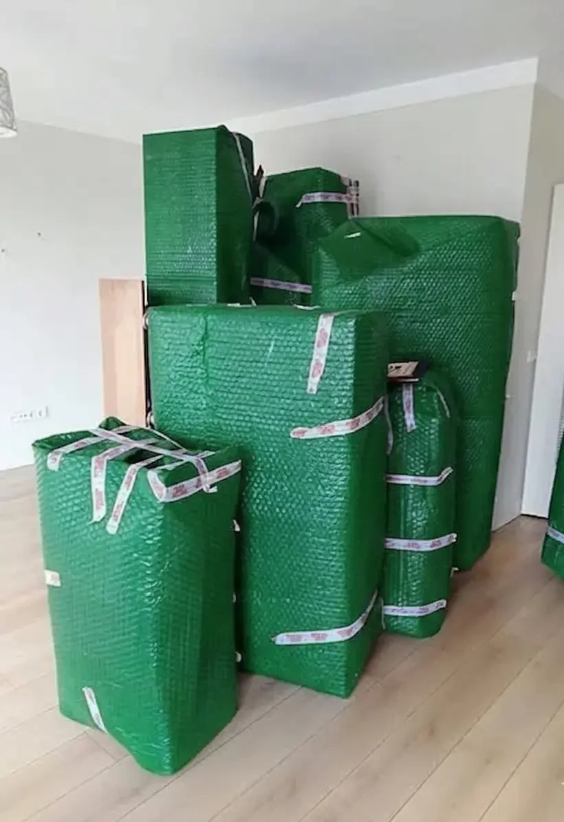 Adana şehirler arası evden eve nakliyat için paketlenen eşyalar